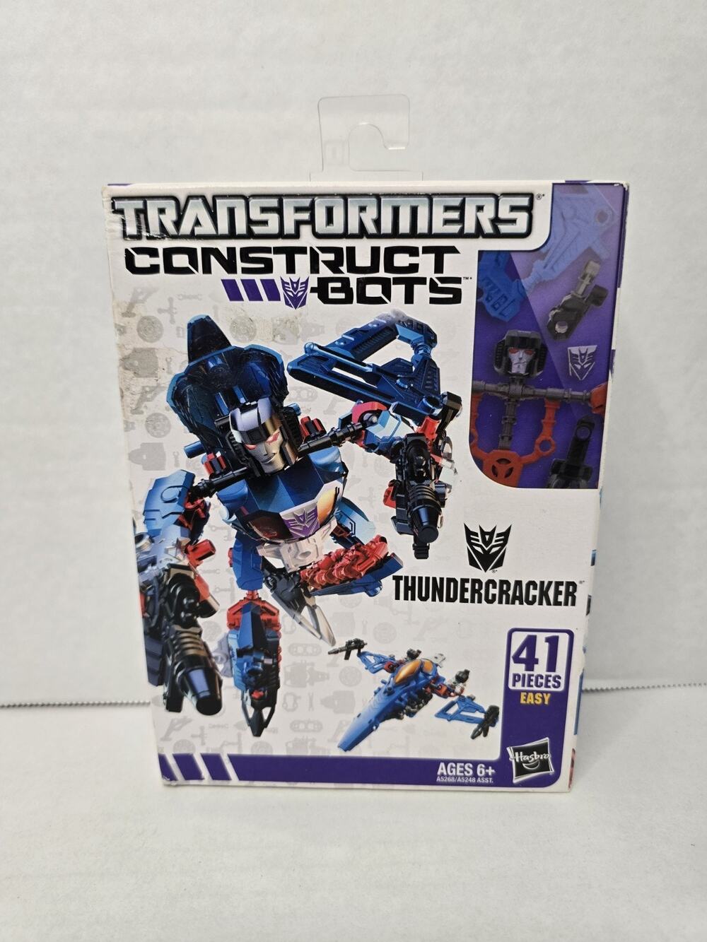 Transformers Construct-Bots Thundercracker 41 Pieces Hasbro New In Box